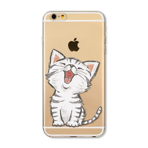 iPhone Soft Case Cats Style