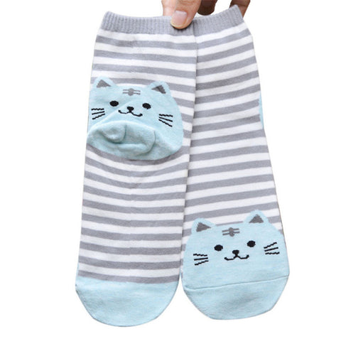 Cute Cartoon Cat Socks